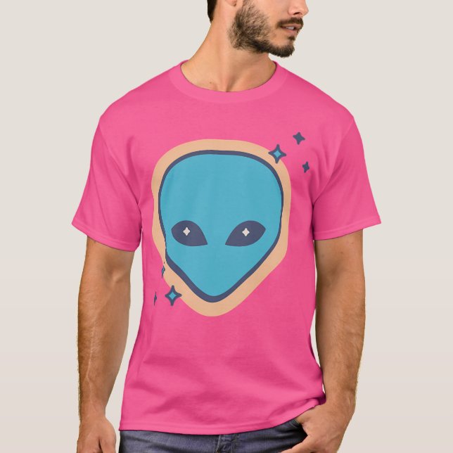 Niedliche Alien T-Shirt (Vorderseite)