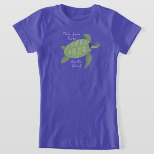 Niedliche Amelia Island Florida Sea Turtle T-Shirt