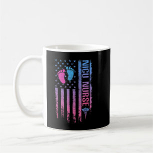 Niedliche amerikanische Flagge - Patreotic NICU Nu Kaffeetasse