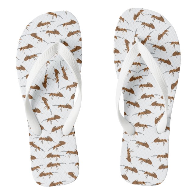 Niedliche Amts Pattern Flip Flops (Fußbett)