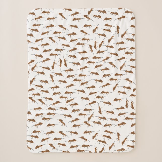 Niedliche Amts Pattern Sherpadecke (Vorderseite)