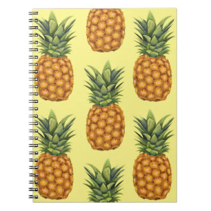 Niedliche Ananas abstrakte Darstellung Notizblock