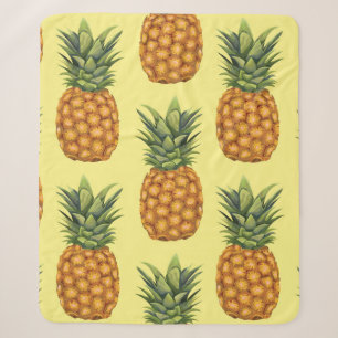 Niedliche Ananas abstrakte Darstellung Sherpadecke