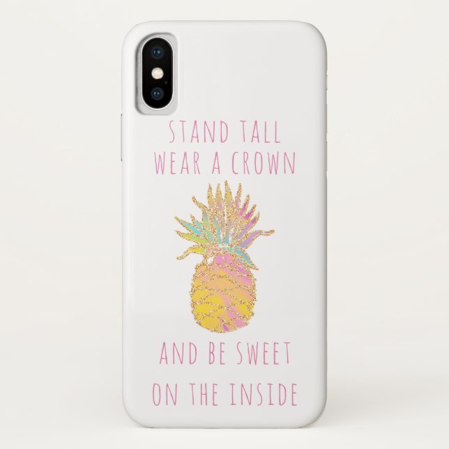 Niedliche Ananas Case-Mate iPhone Hülle (Rückseite)