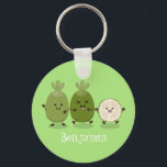 Niedliche Ananas guava feijoa Cartoon Illustration Schlüsselanhänger<br><div class="desc">Ein niedliches Ananas-Guava (auch feijoa genannt) Trio in fröhlicher Cartoon-Illustration Stil,  um Ihrem Tag etwas Spaß hinzuzufügen!</div>