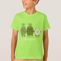 Niedliche Ananas guava feijoa Cartoon Illustration