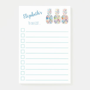 Niedliche Ananas, Personalisiert zu führen Post-it Klebezettel