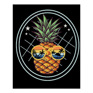 niedliche Ananas Poster