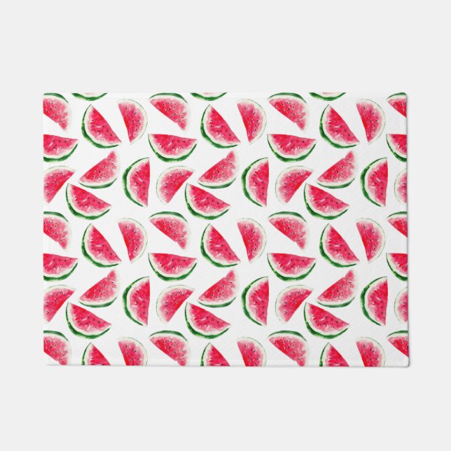 Niedliche Ananas- und Watermelonmuster Fußmatte (Vorderseite)