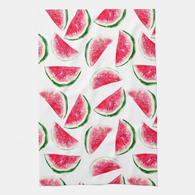 Niedliche Ananas- und Watermelonmuster Küchentuch (Vertikal)