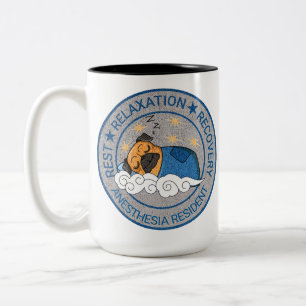 Niedliche Anästhesie / CRNA Erholung Entspannung E Zweifarbige Tasse
