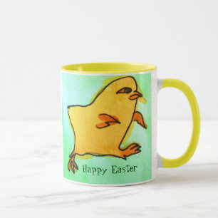 Niedliche angesagte Retroillustrierung für Osterkü Tasse