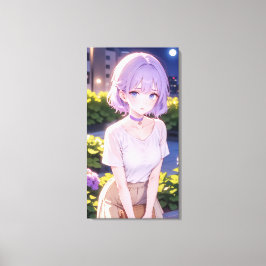 Niedliche Anime Art. Leinwanddruck