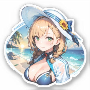 niedliche Anime Aufkleber
