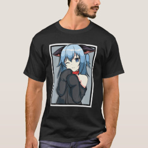 Niedliche Anime Girl - Katzen-Design - Manga T-Shirt