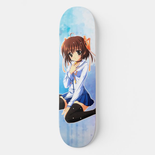 Niedliche Anime Skateboard (Vorderseite)