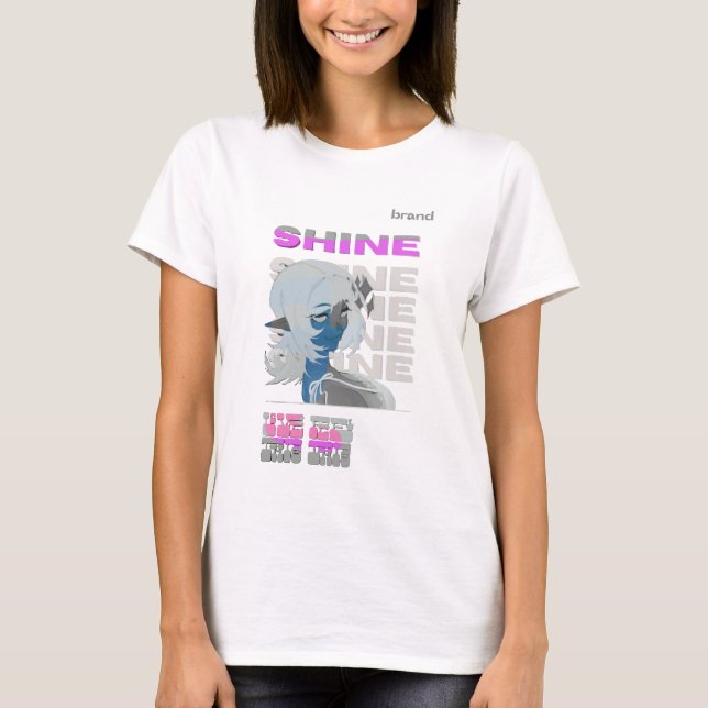 Niedliche Anime T-Shirt (Vorderseite)
