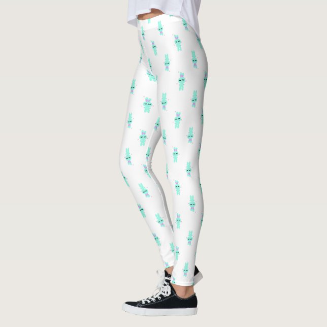 Niedliche animierte Hasen-Leggings Leggings (Links)