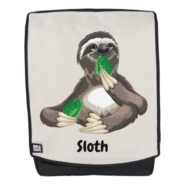 Niedliche animierte Schlampe Rucksack (Vorderseite)