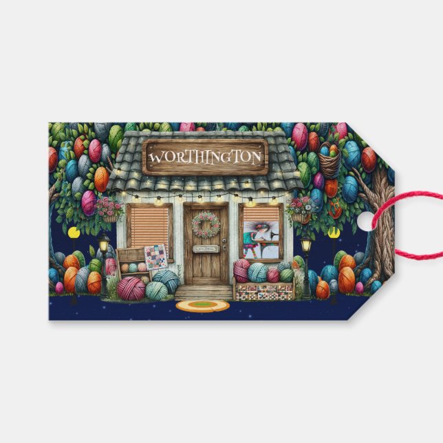 NIEDLICHE ANZEIGE GESCHENKANHÄNGER (Vorderseite (Horizontal))