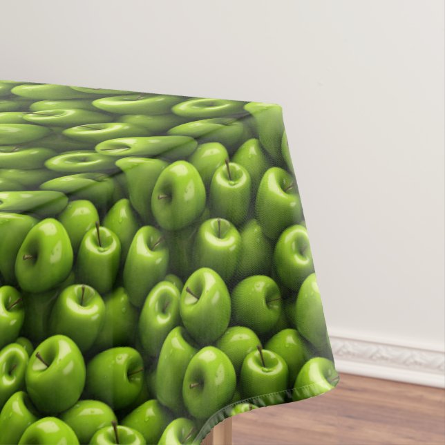 Niedliche Apfelfreunde mit Fliesen Tischdecke (Beispiel)