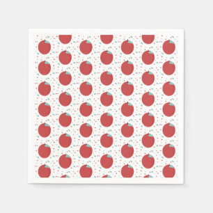 Niedliche Apple Picking Geburtstagspartei Confetti Serviette