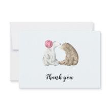 Niedliche Aquarellbären Babydusche