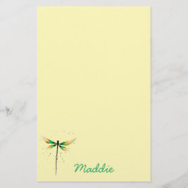 Niedliche Aquarelldarstellung Briefpapier