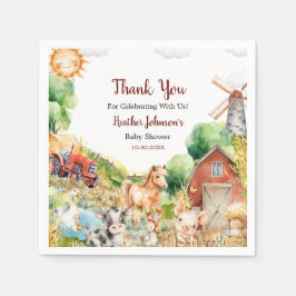 Niedliche Aquarelldusche Serviette