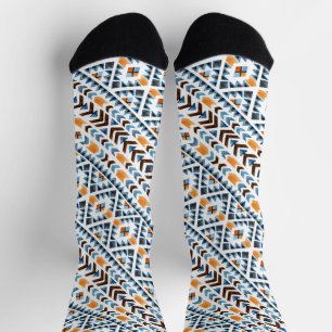 Niedliche Aquarellfarben-Aztekenmuster HP Notebook Socken