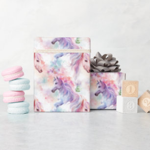 Niedliche Aquarellfarben - Geschenkpapier