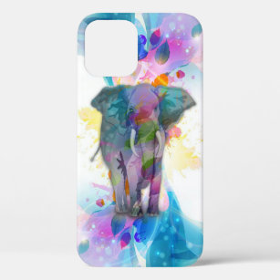 niedliche Aquarellfarben Spritzer Elefant Case-Mate iPhone Hülle