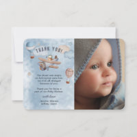 Niedliche Aquarellflugzeug-Babydusche