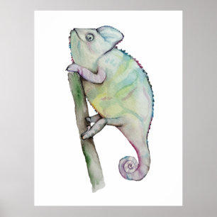 Niedliche Aquarellkammer Poster