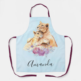 Niedliche Aquarellmütter Schürze