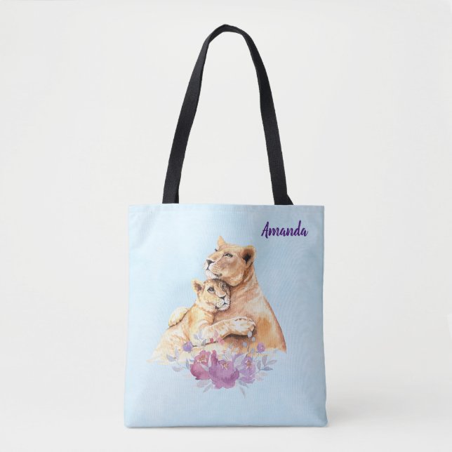 Niedliche Aquarellmütter Tasche (Vorderseite)