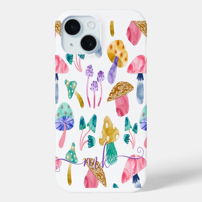 Niedliche Aquarellräume Case-Mate iPhone Hülle (Rückseite)