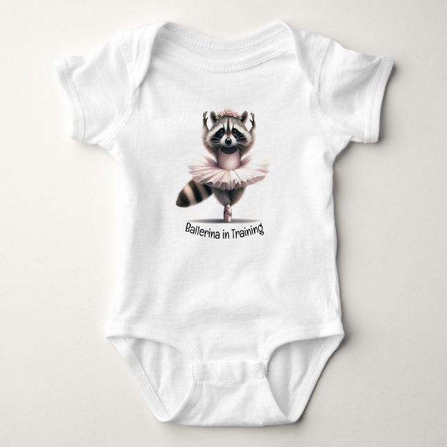 Niedliche Aquarelltonhalle Baby Strampler (Vorderseite)