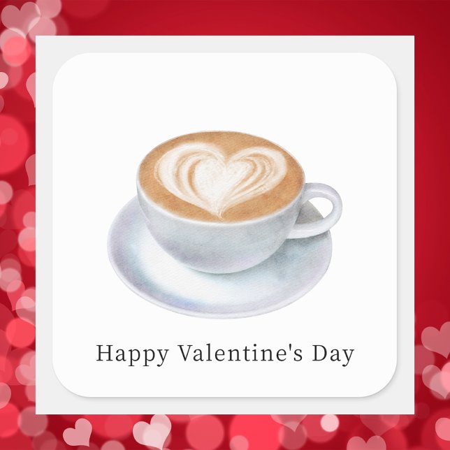 Niedliche Aquarellweine Quadratischer Aufkleber (Von Creator hochgeladen)