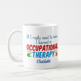 Niedliche Arbeitstherapeutin Personalisiert Kaffeetasse