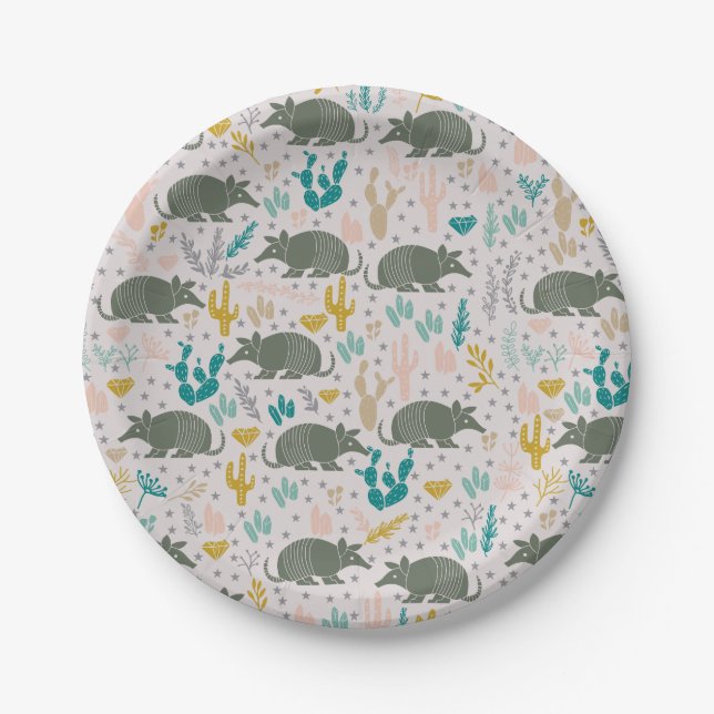 Niedliche Armadillo Paper Teller (Vorderseite)