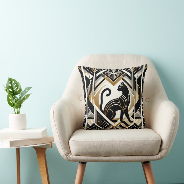 Niedliche Art Deko Stil Katzen werfen Kissen (Stuhl )