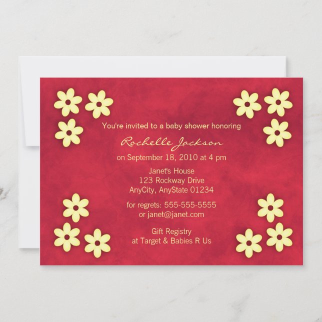 Niedliche asiatische Einladung (Vorderseite)