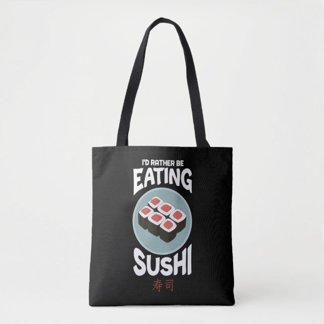 Niedliche asiatische Küche Kawaii Sushi Rice Fisch Tasche (Vorderseite)