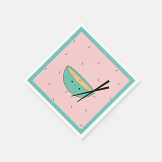 Niedliche asiatische Ramen-Suppen-Papierservietten Serviette