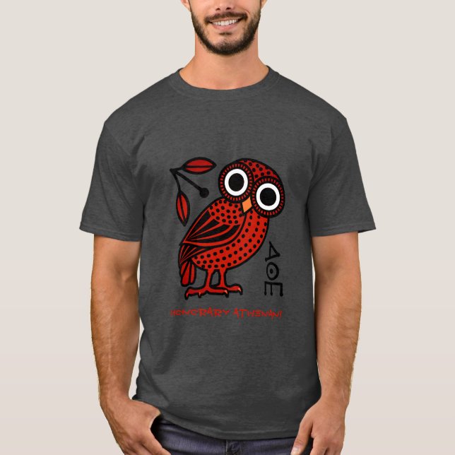 Niedliche athenische Eukalyptusmünze Altgriechisch T-Shirt (Vorderseite)