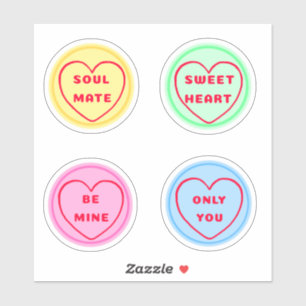 Niedliche Aufkleber des Valentins