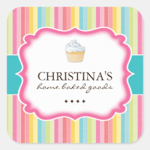 Niedliche Aufkleber für Cupcake