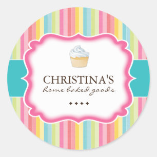 Niedliche Aufkleber für Cupcake