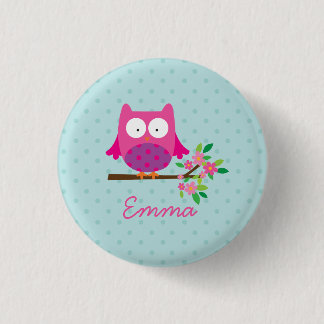Niedliche Augenlinke Personalisiert Button